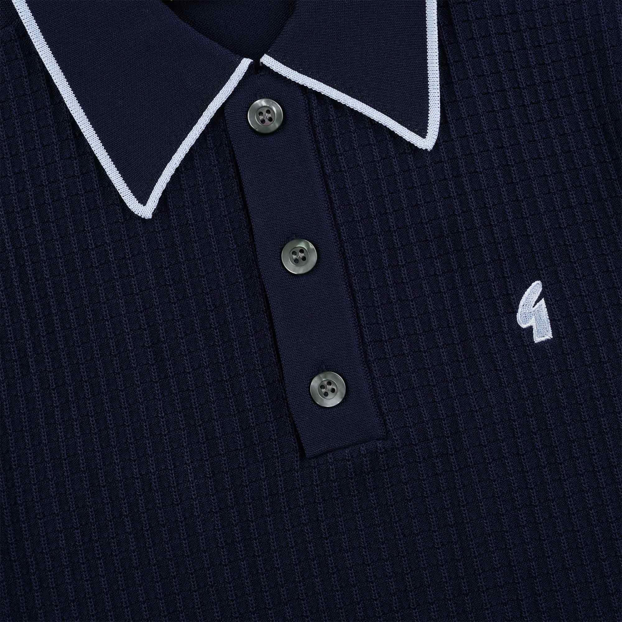 Gabicci Vintage Malcom Polo Shirt - Navy