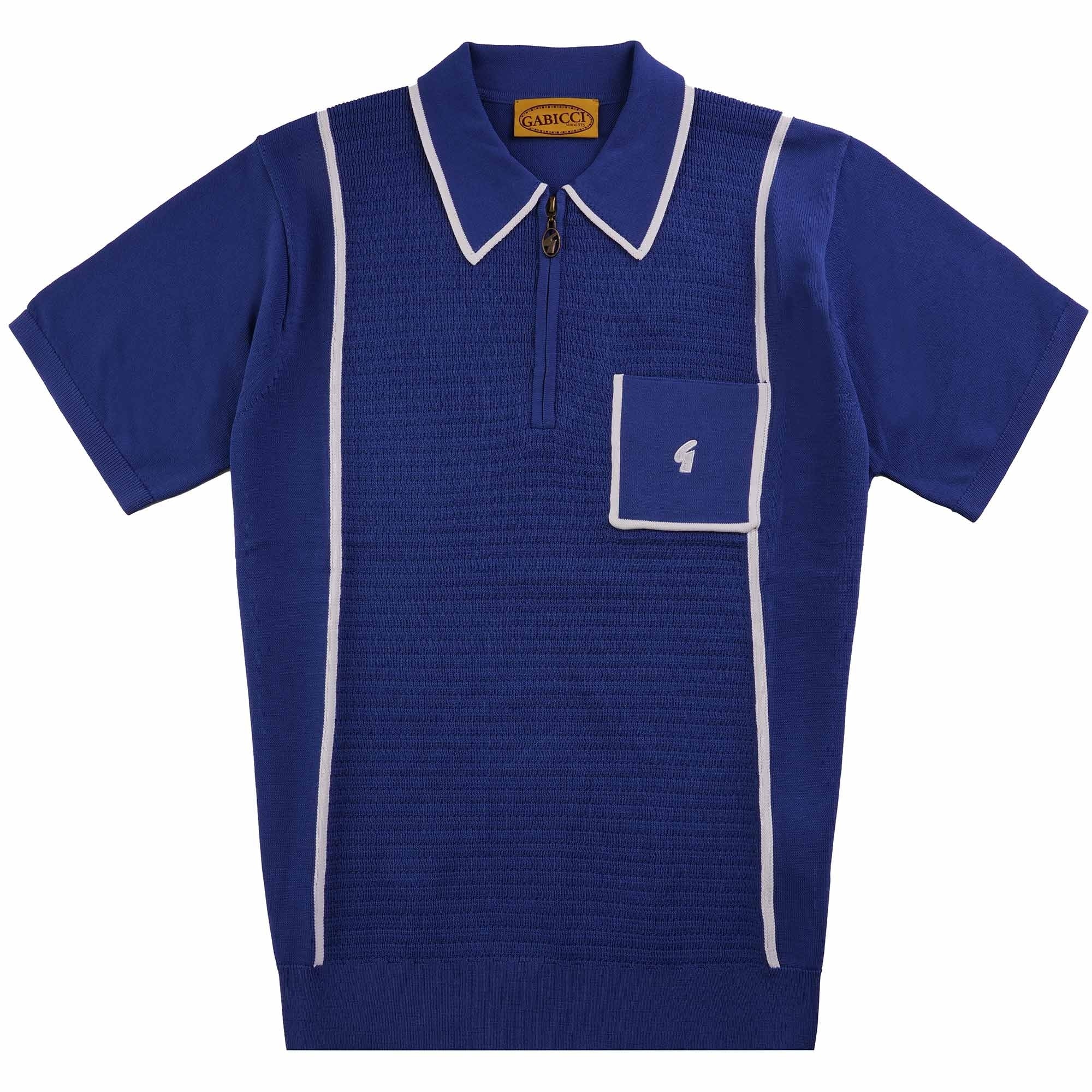 Gabicci Vintage Alfeo Polo Shirt - Sapphire