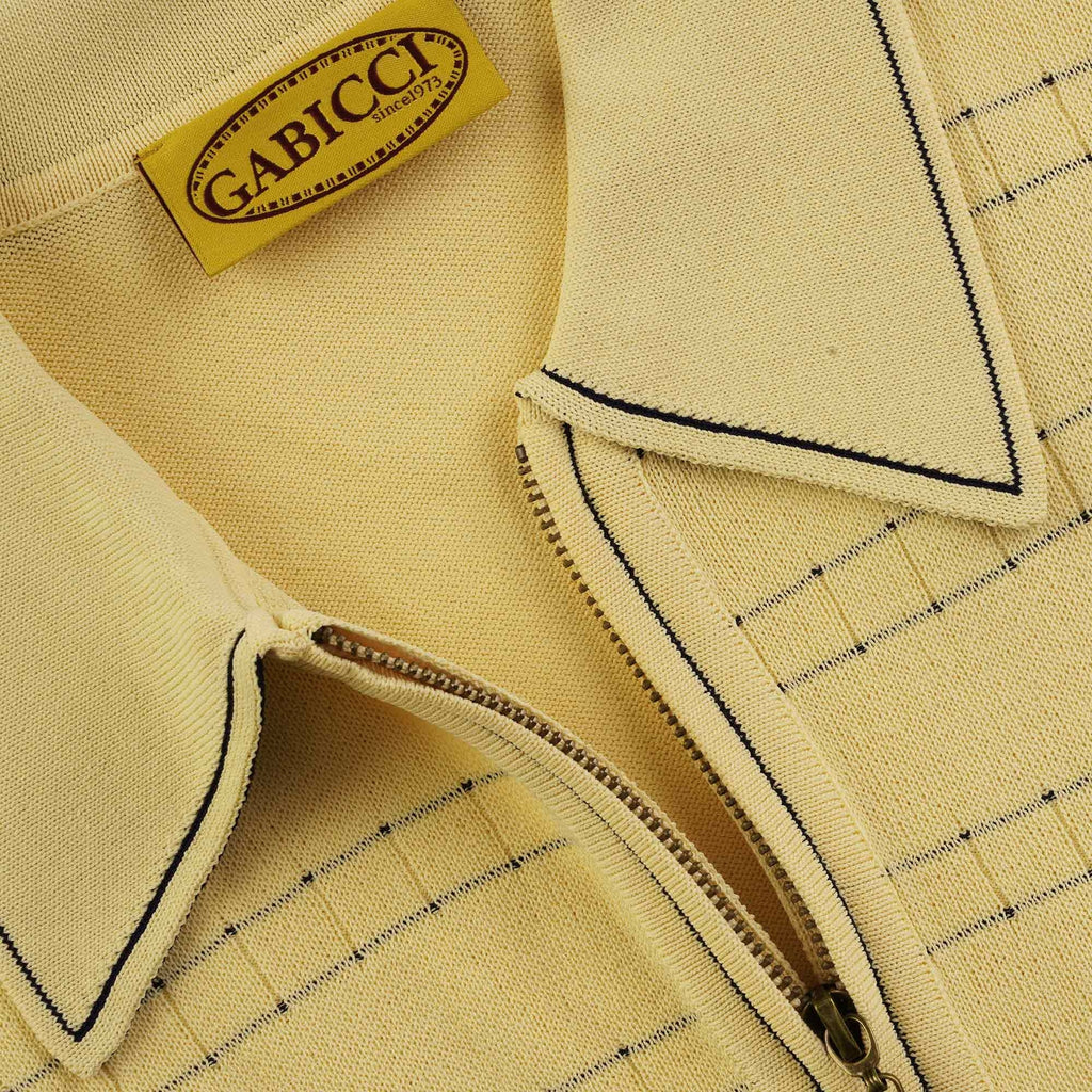 Gabicci Vintage Chris Polo Shirt - Pineapple