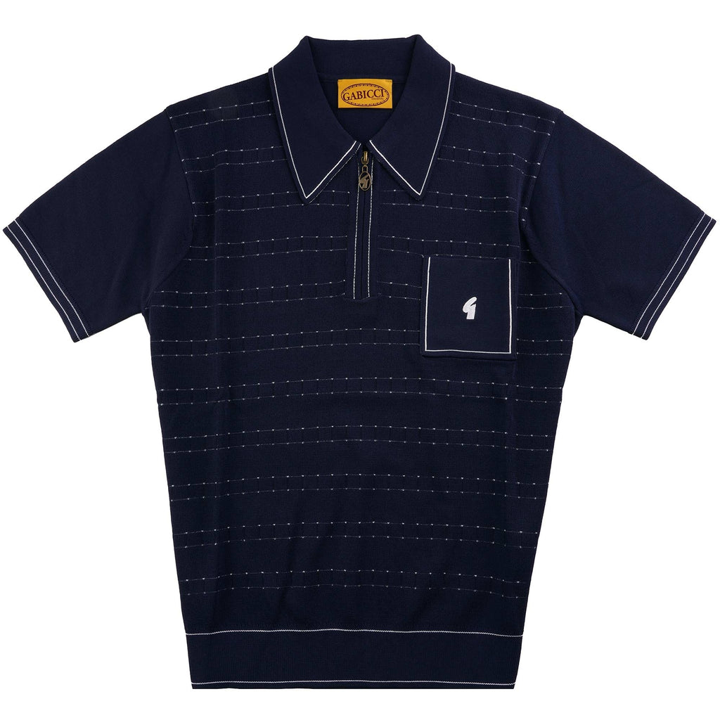 Gabicci Vintage Chris Polo Shirt - Navy