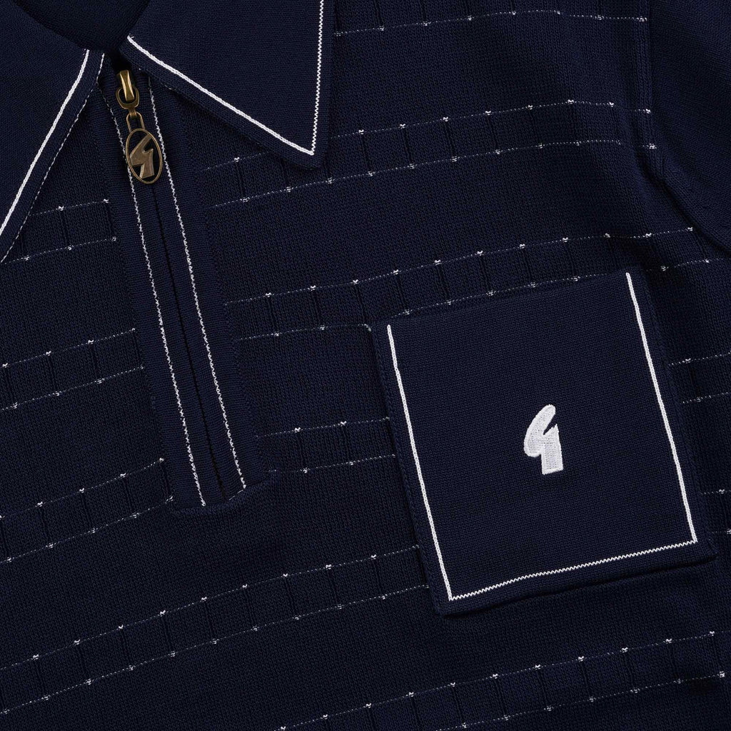 Gabicci Vintage Chris Polo Shirt - Navy