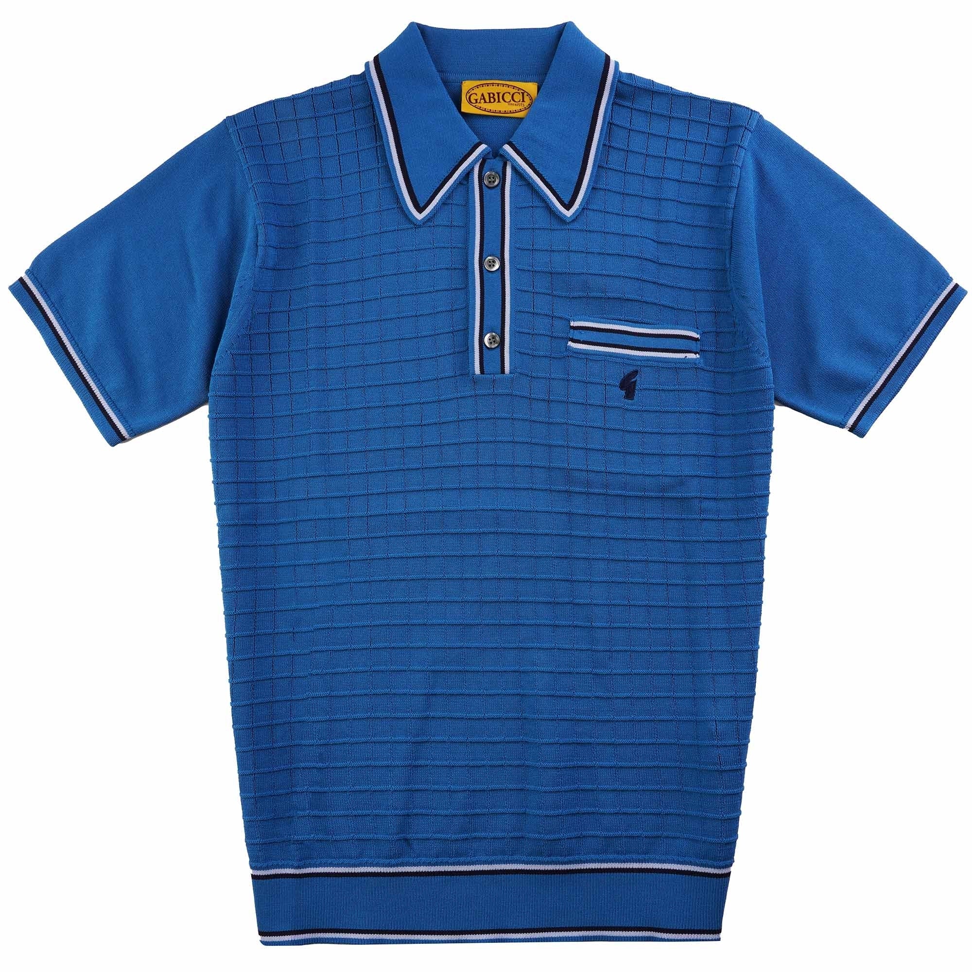 Gabicci Vintage Dario Polo Shirt - Aqua