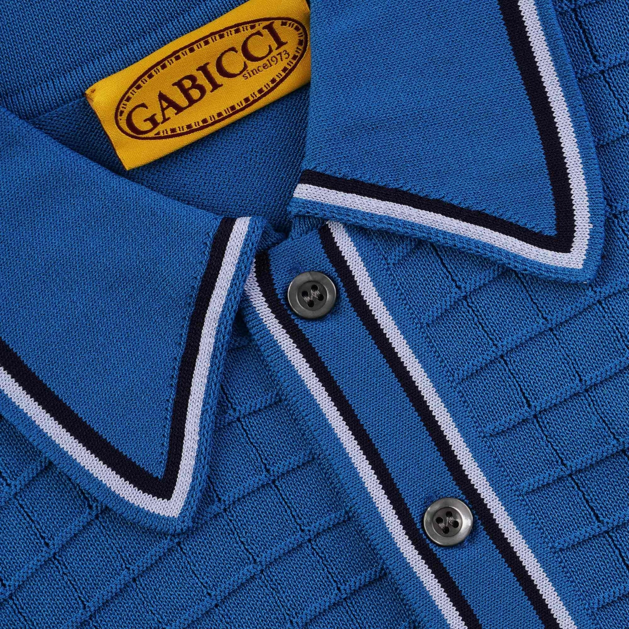 Gabicci Vintage Dario Polo Shirt - Aqua