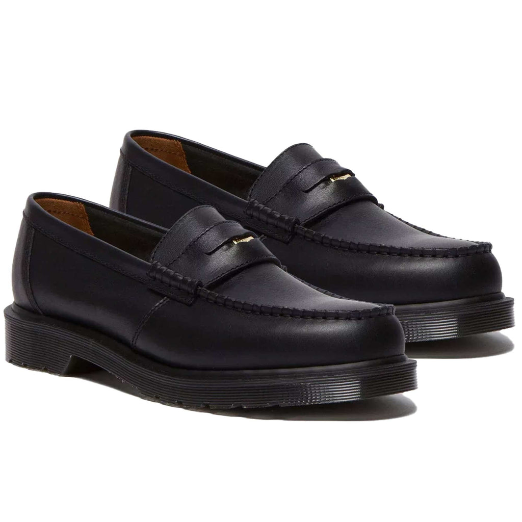 Dr. Martens Made In England Penton Classic Calf Leather Loafers - Black