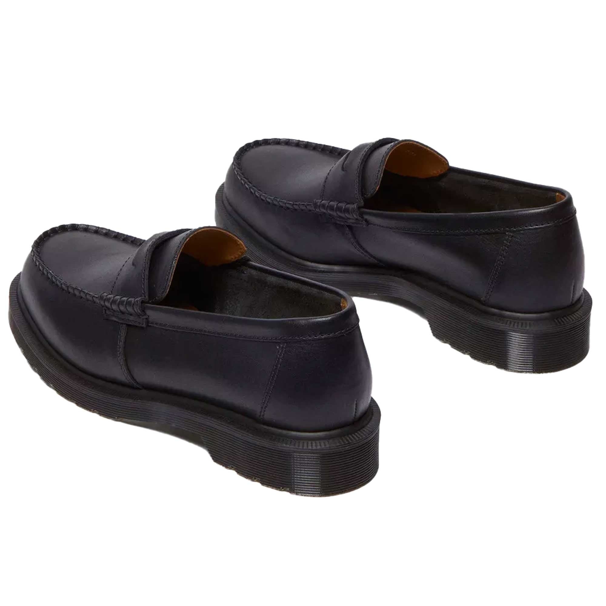 Dr. Martens Made In England Penton Classic Calf Leather Loafers - Black