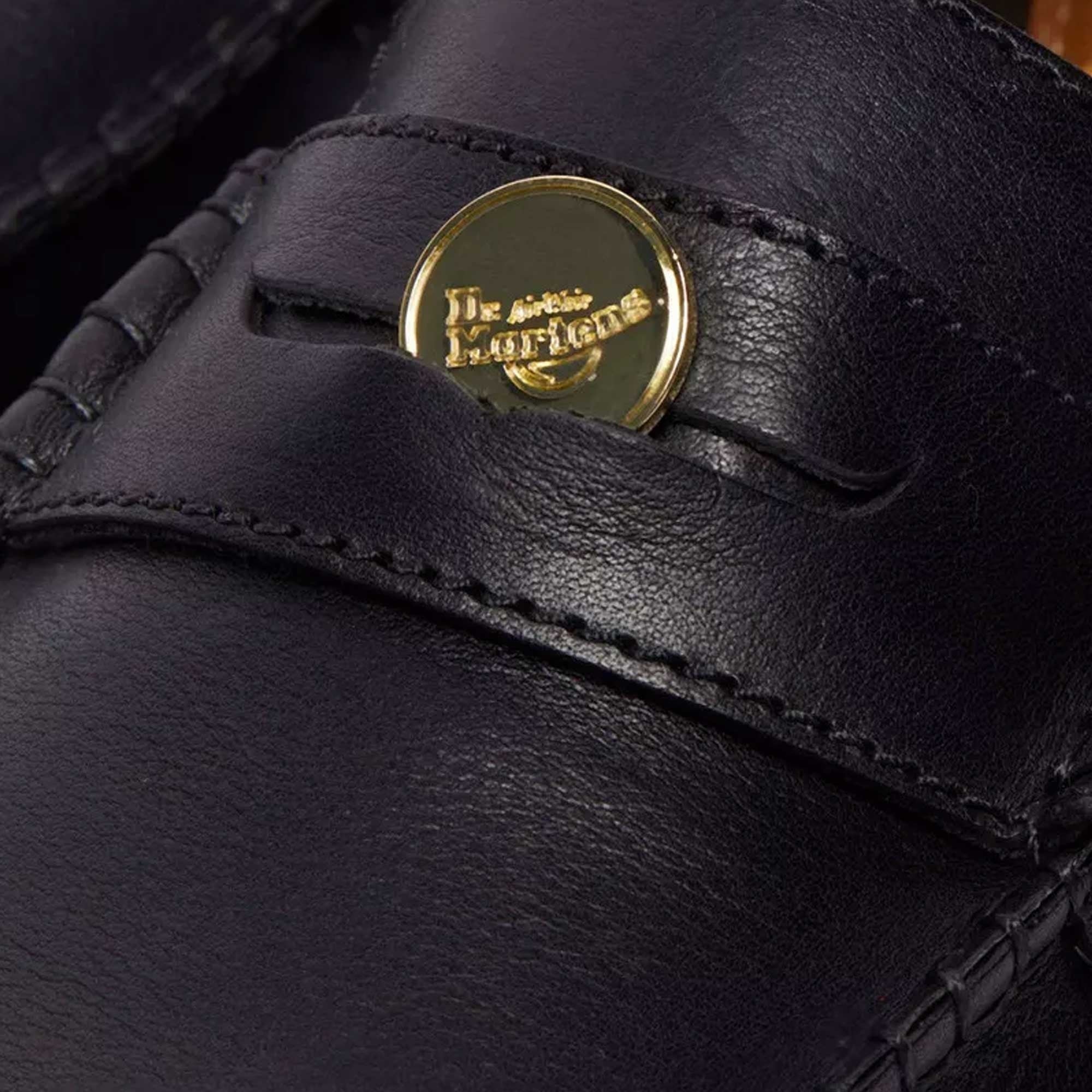 Dr. Martens Made In England Penton Classic Calf Leather Loafers - Black