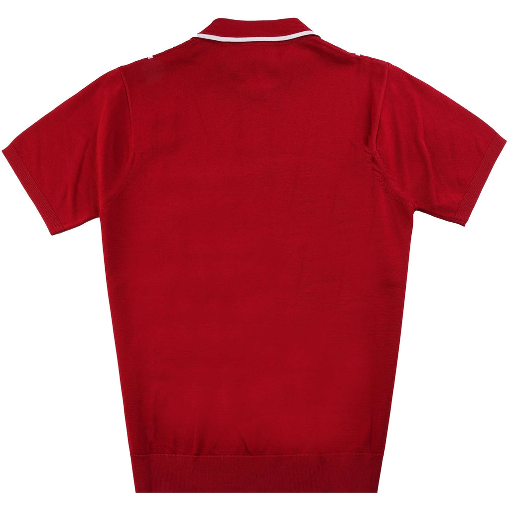 Gabicci Vintage Alfeo Polo Shirt - Cherry