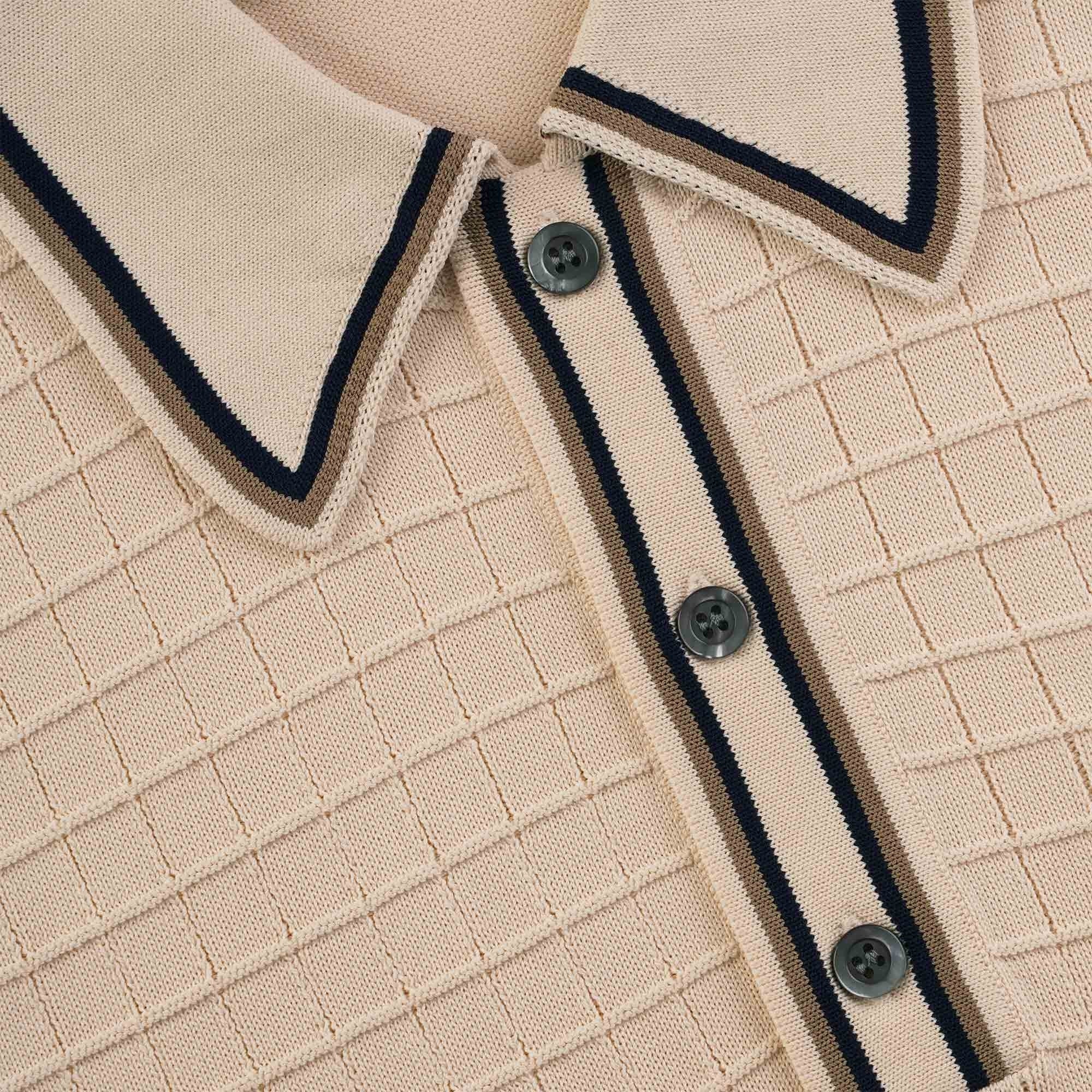 Gabicci Vintage Dario Polo Shirt - Cream