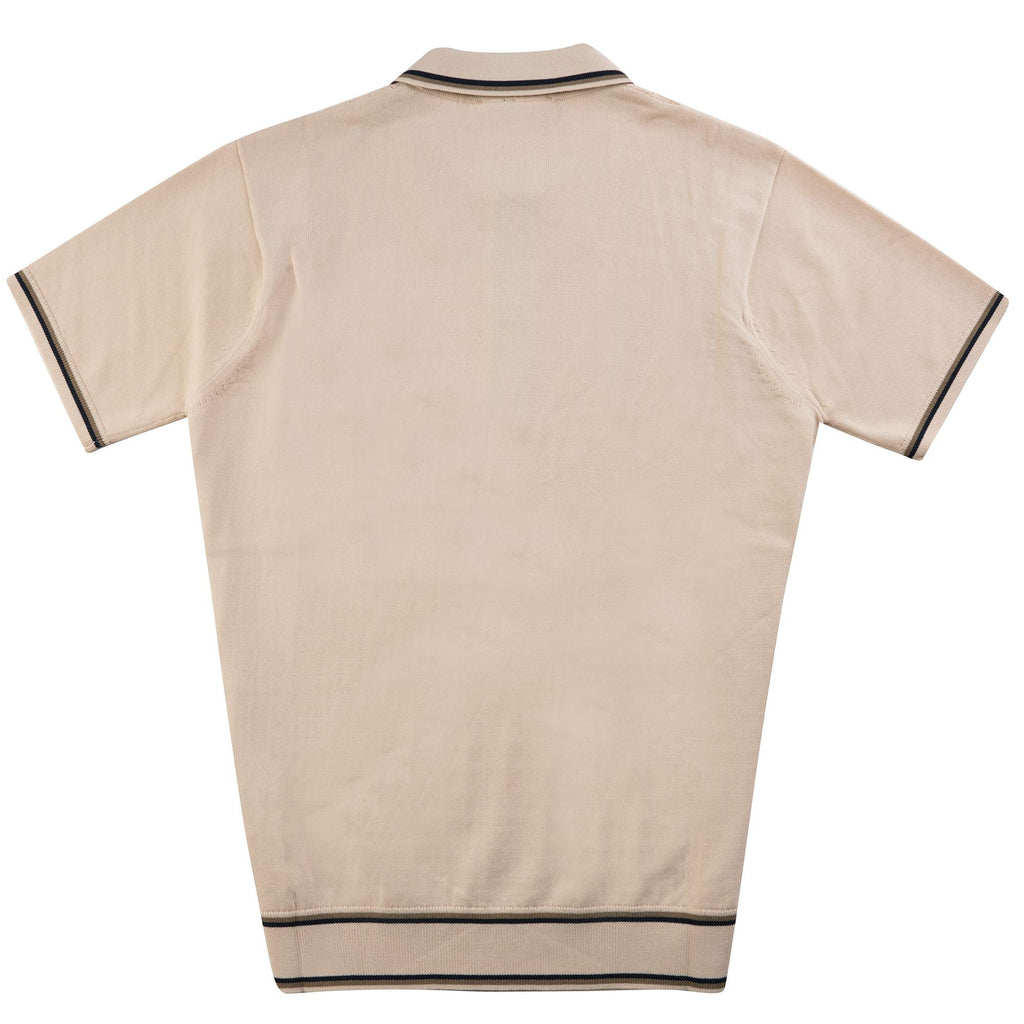Gabicci Vintage Dario Polo Shirt - Cream