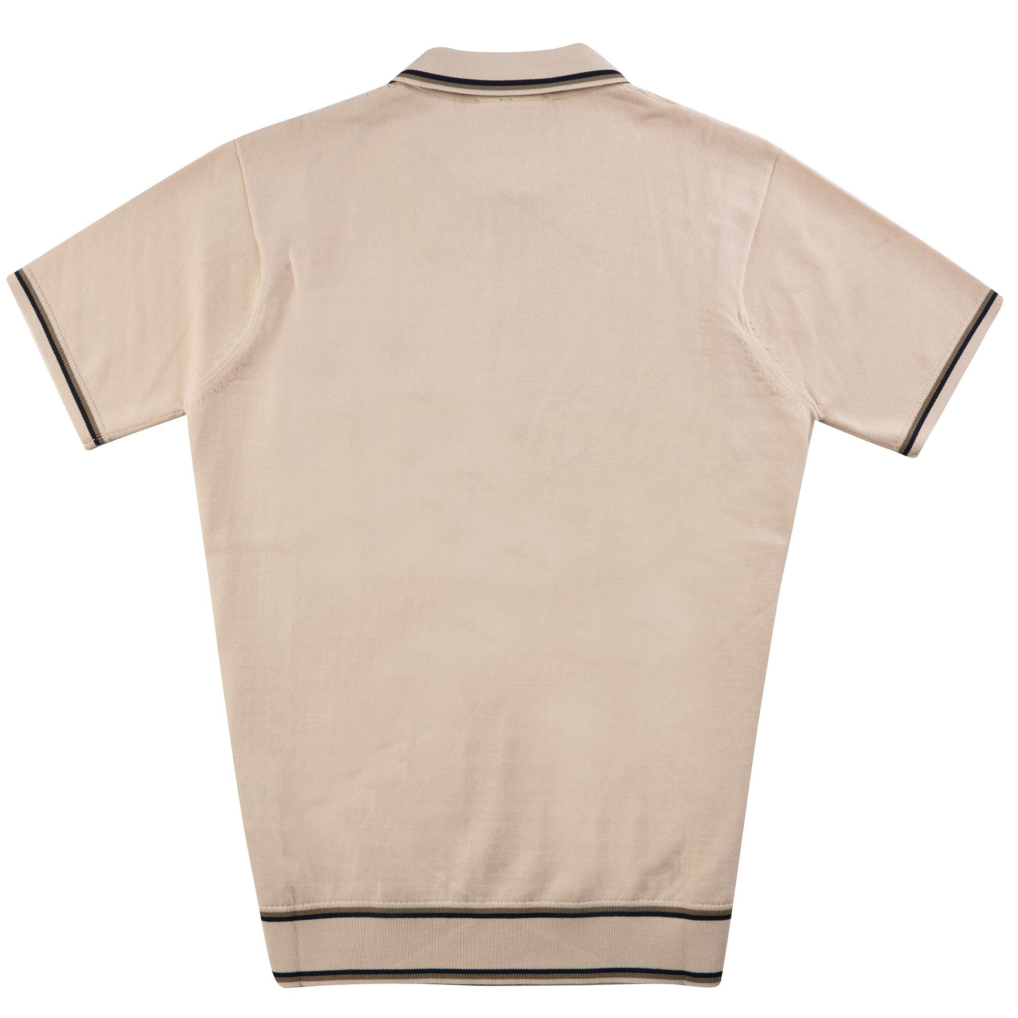 Gabicci Vintage Dario Polo Shirt - Cream