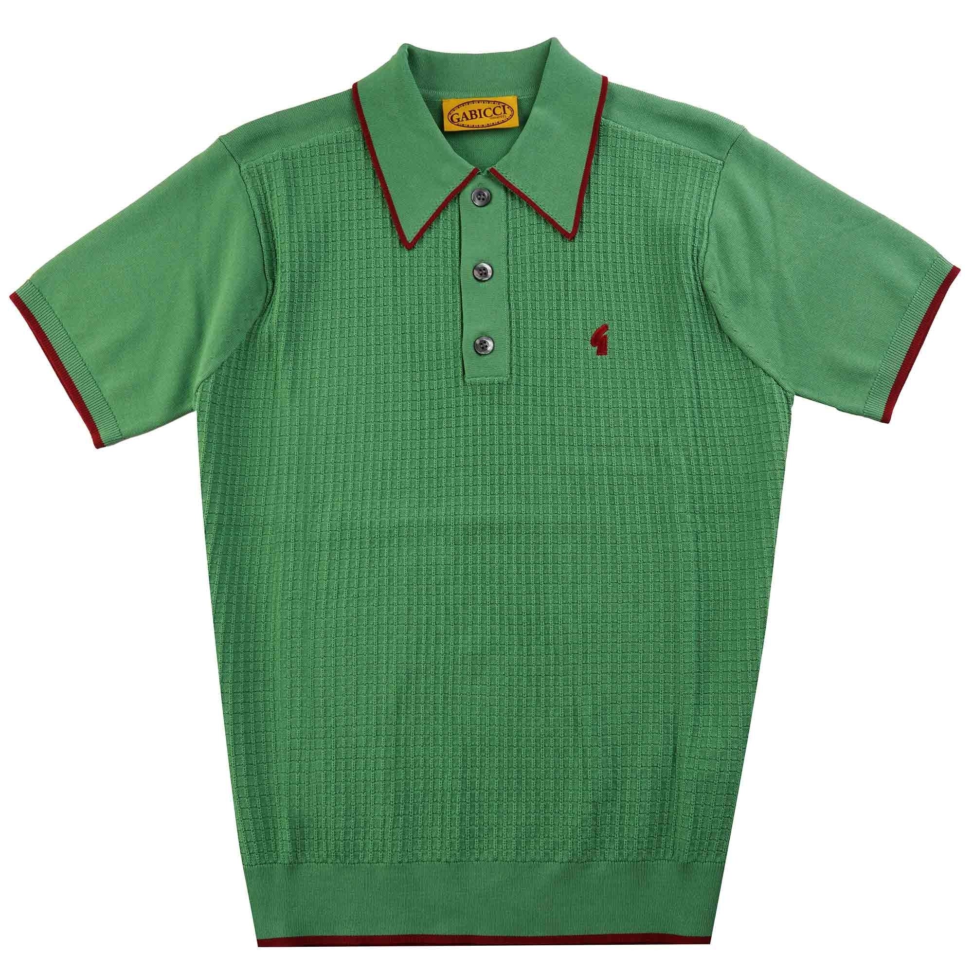 Gabicci Vintage Malcom Polo Shirt - Verde