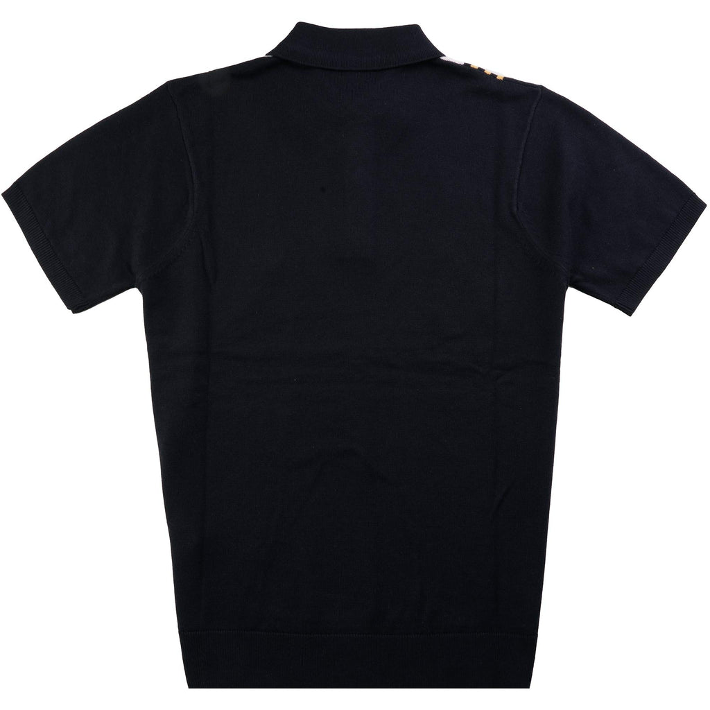 Gabicci Vintage Searle Knitted Polo Shirt - Navy