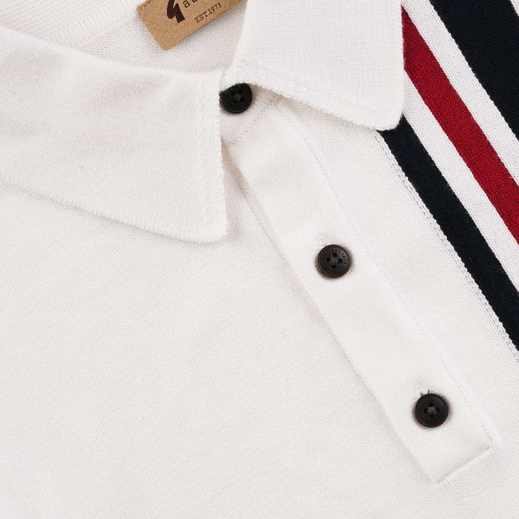 Gabicci Vintage Soda Polo Shirt - White