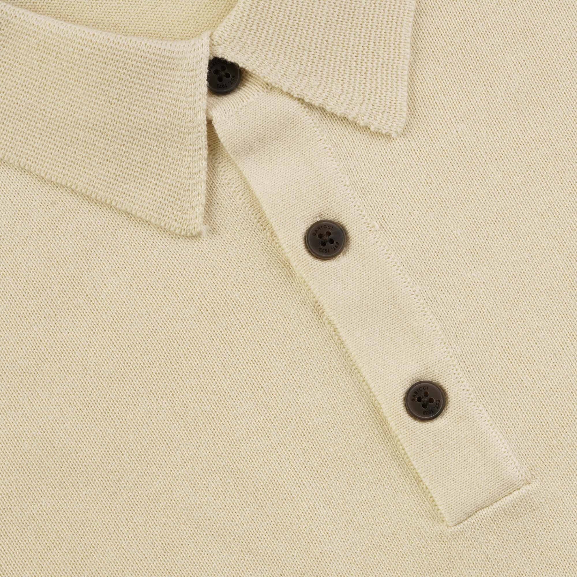 Gabicci Vintage Jackson Polo Shirt - Cream