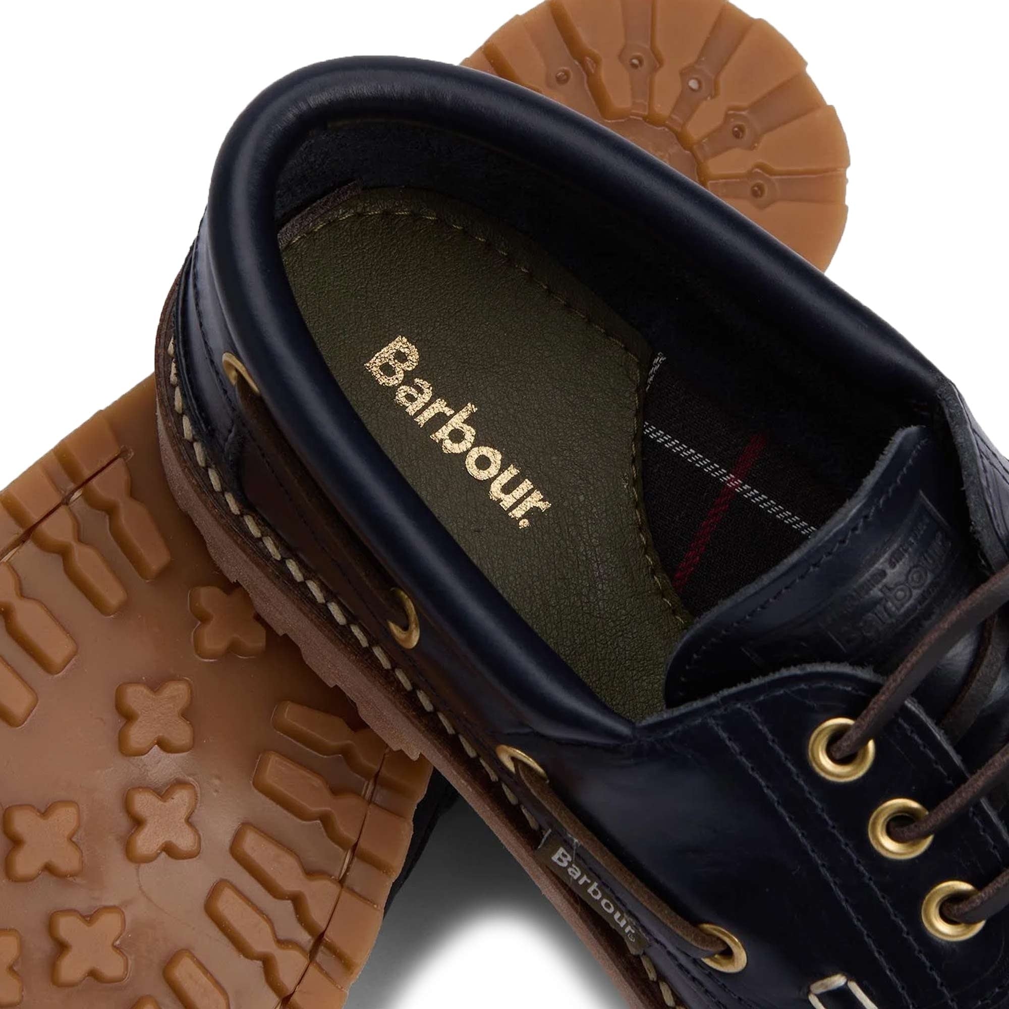Barbour Re-Engineered Deck Boat Shoes - Navy