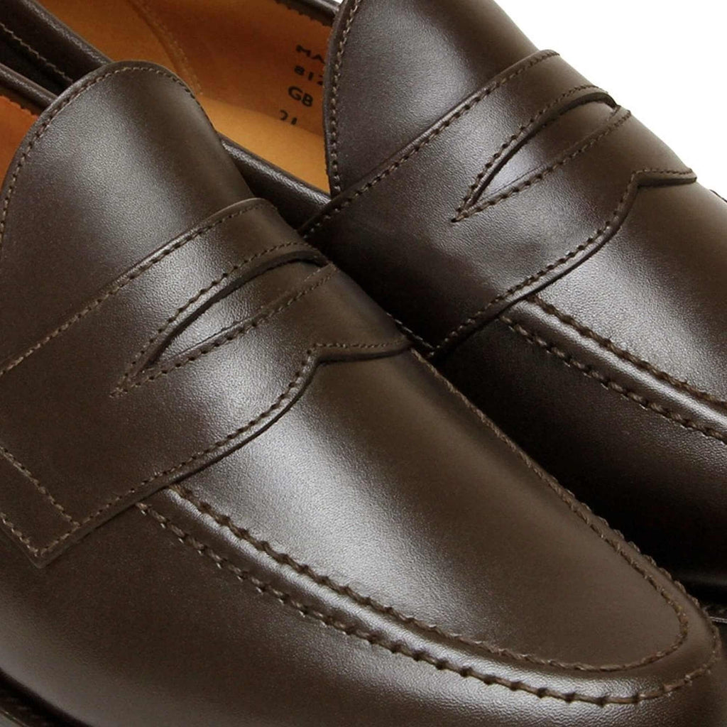 Sanders Aldwych Penny Loafers - Dark Brown
