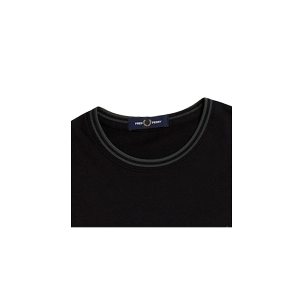 Fred Perry Twin Tipped T-Shirt - Black