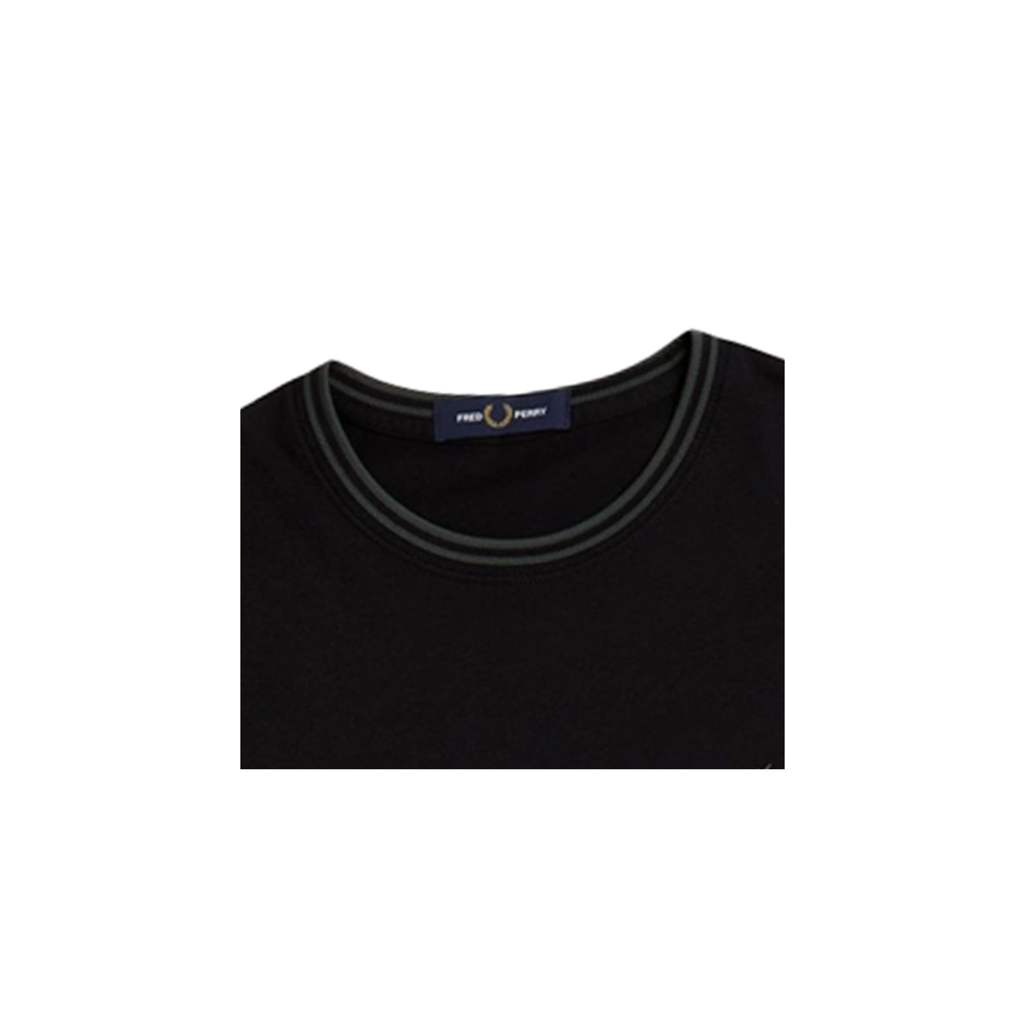 Fred Perry Twin Tipped T-Shirt - Black