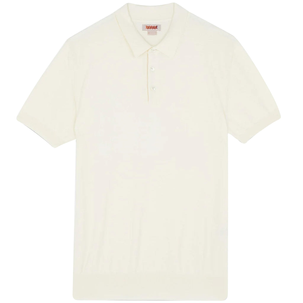 Baracuta Short Sleeve Polo Shirt - Ivory