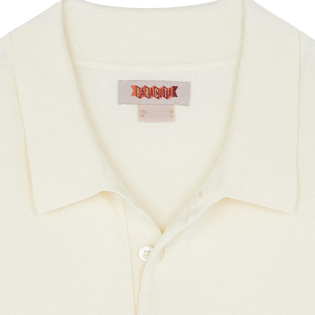 Baracuta Short Sleeve Polo Shirt - Ivory