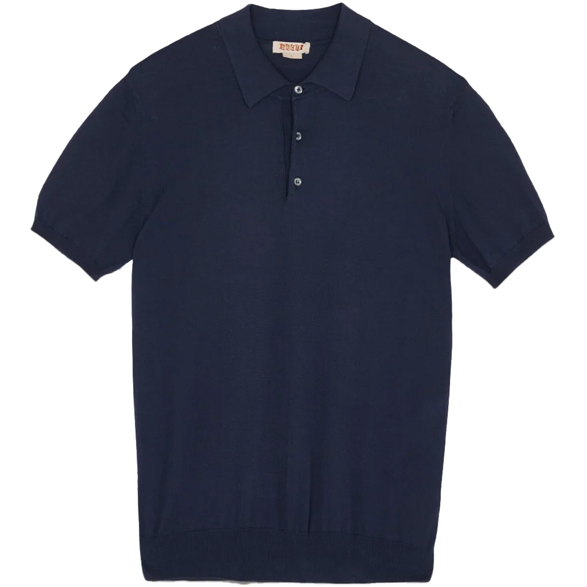 Baracuta Short Sleeve Polo Shirt - Navy