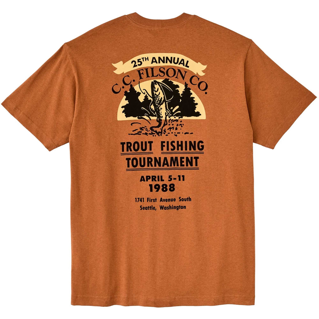 Filson Frontier Graphic T-Shirt - Bourbon