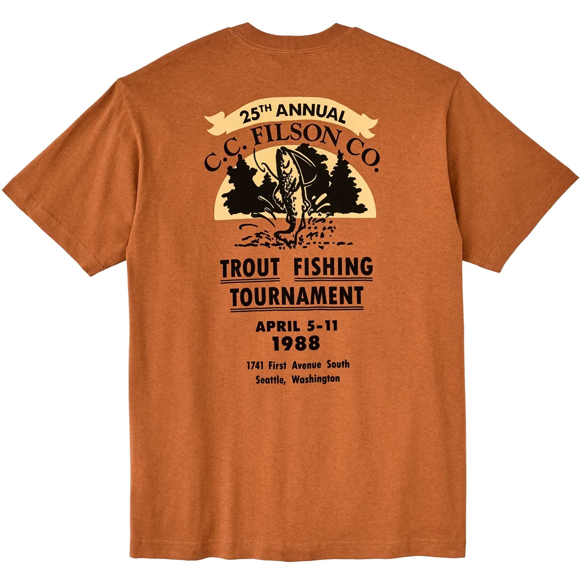 Filson Frontier Graphic T-Shirt - Bourbon