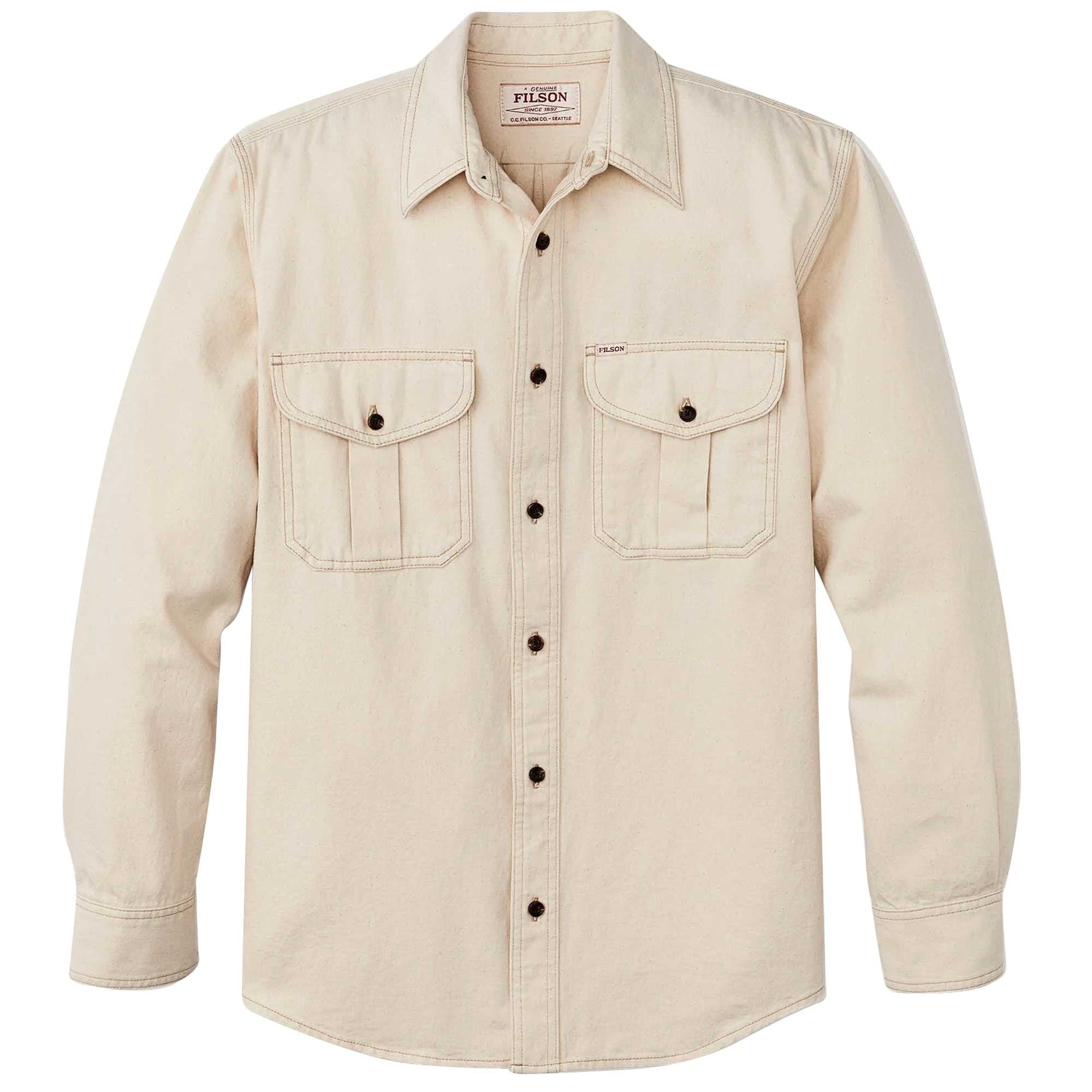 Filson Natural Twill Guide Shirt - Natural