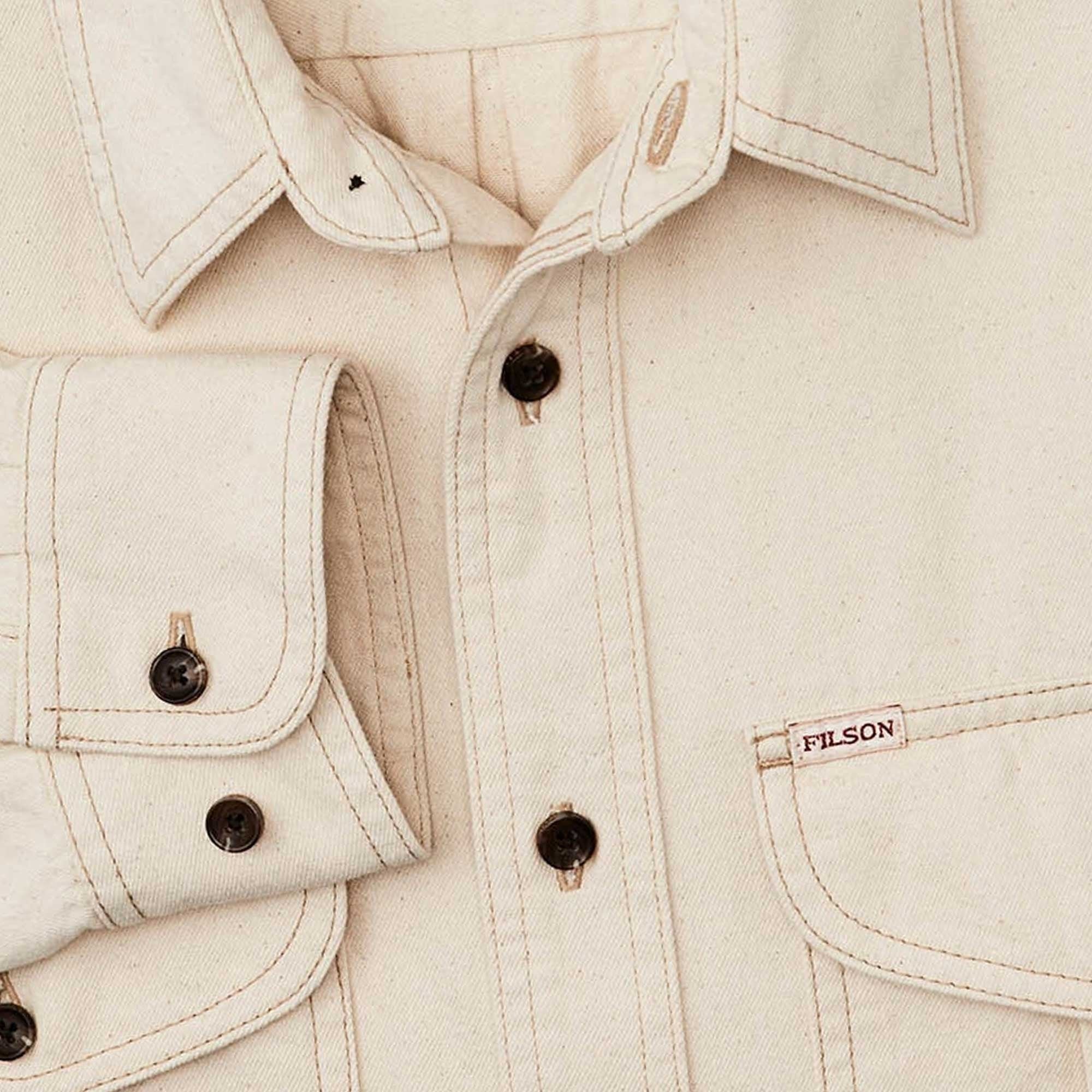 Filson Natural Twill Guide Shirt - Natural