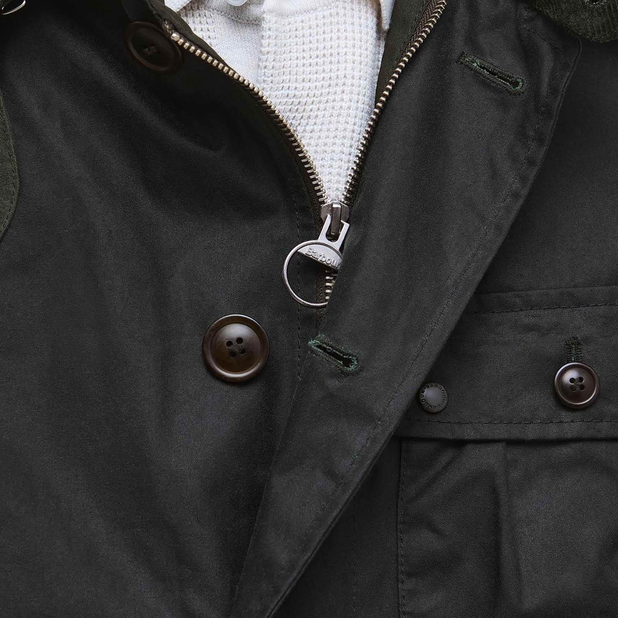 Barbour Forest Waxed Jacket - Sage