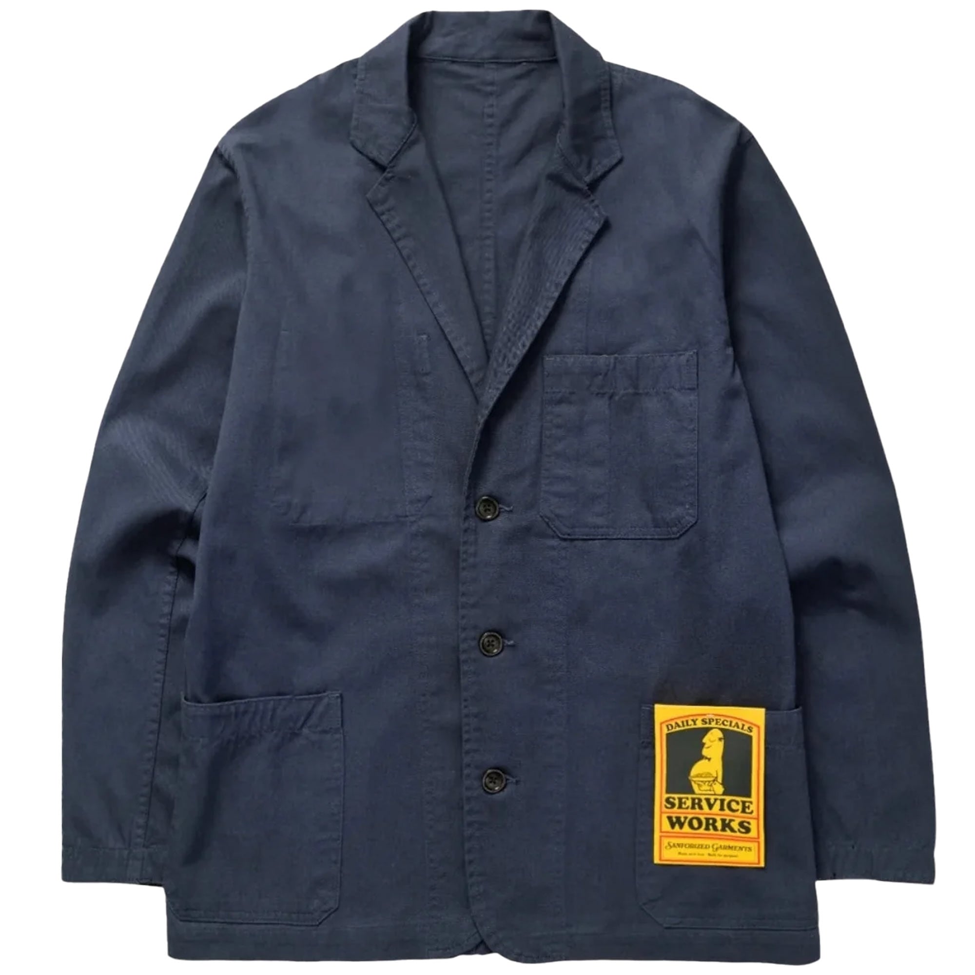 Service Works Drill Server Suit Jacket - Navy