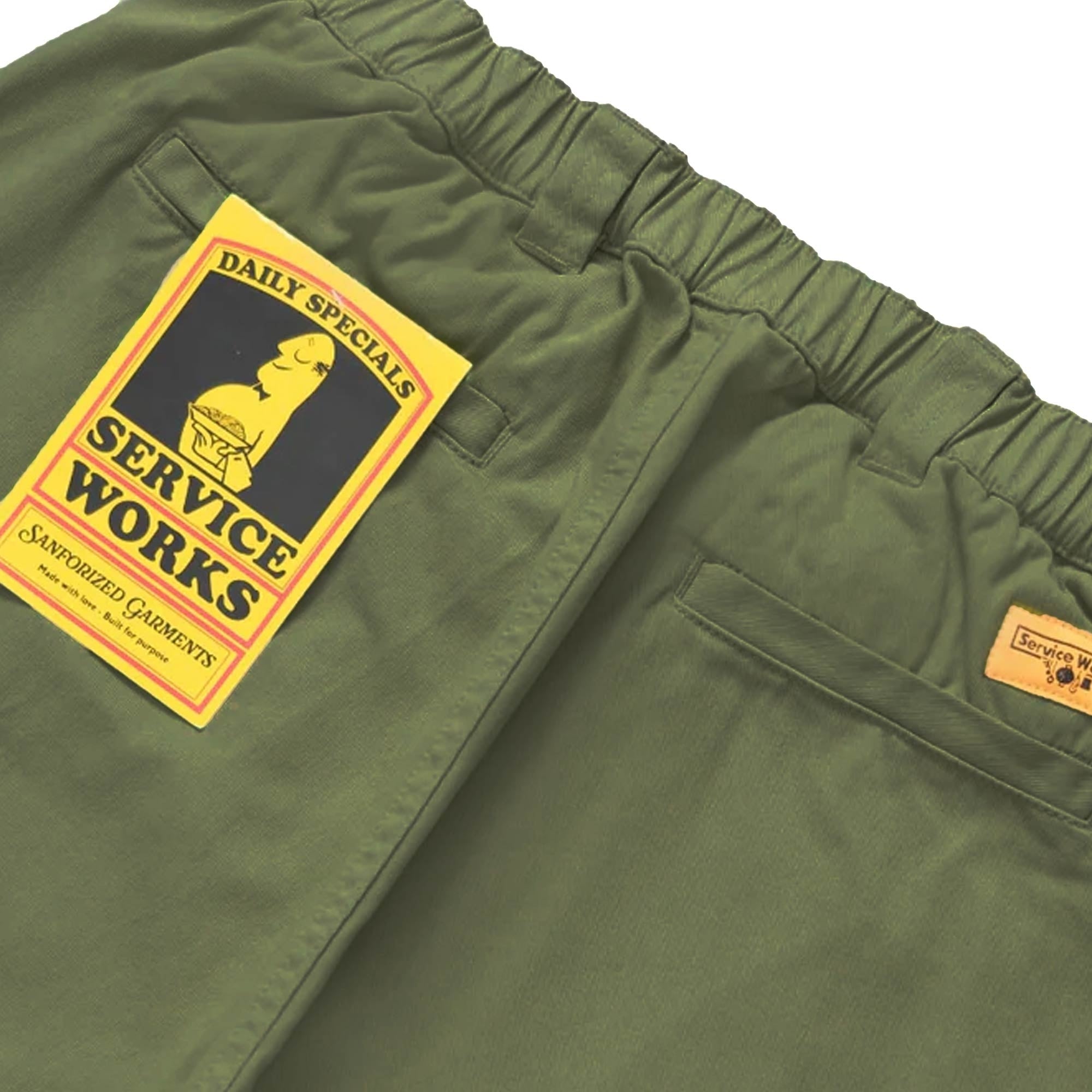 Service Works Drill Waiter Pant - Olive
