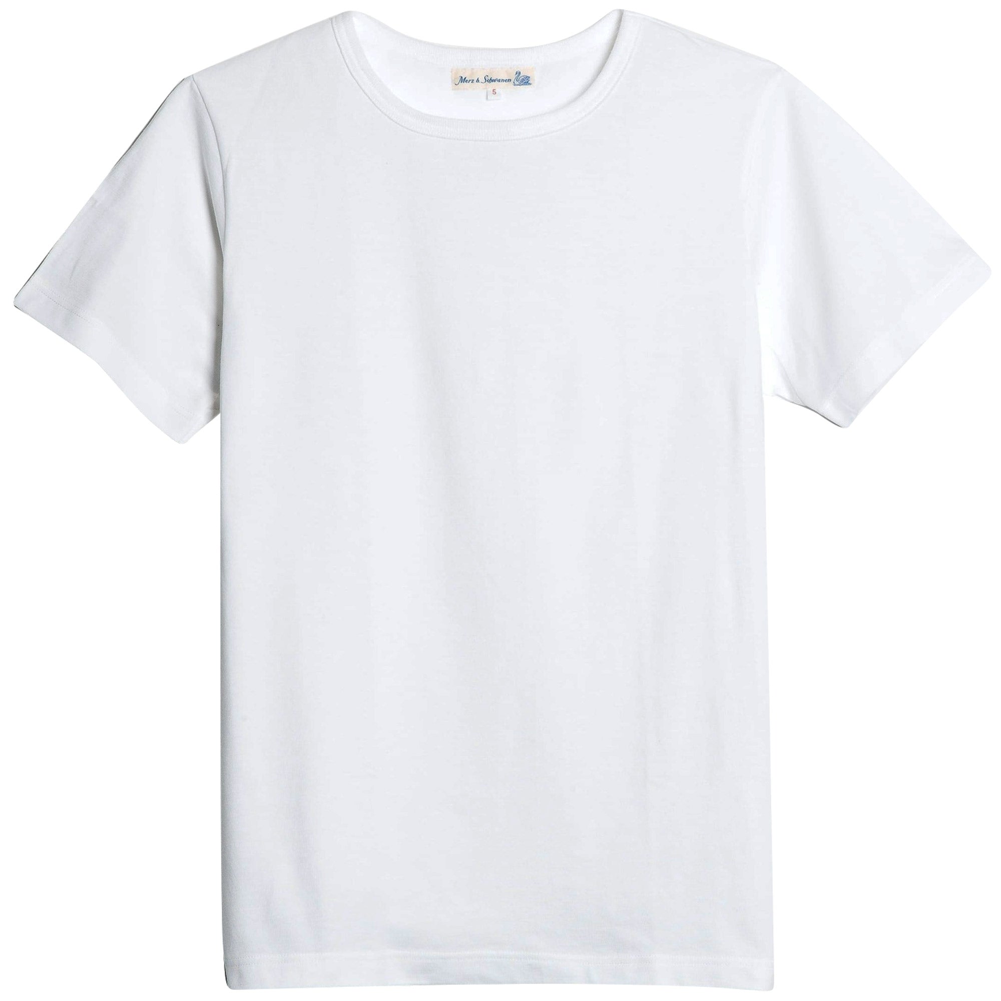 Merz b Schwanen Loopwheeled 5.5oz T-Shirt - White