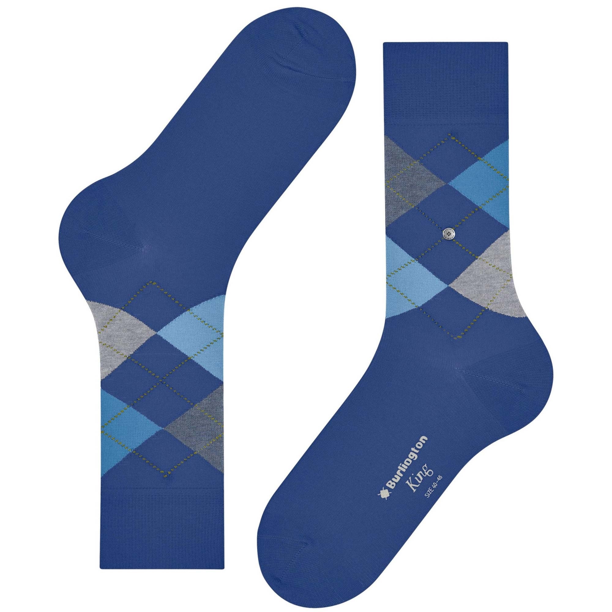 Burlington Socks King Socks - Blue