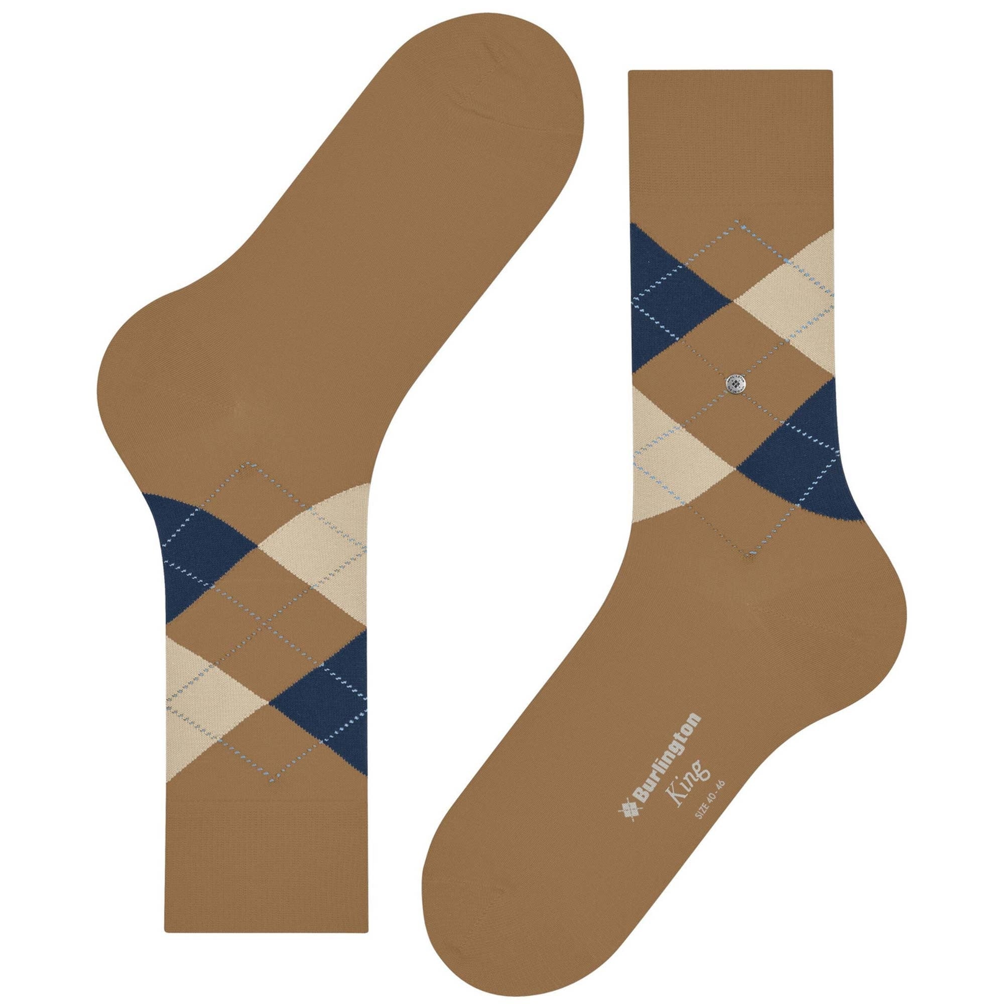 King Socks - Camel Blue