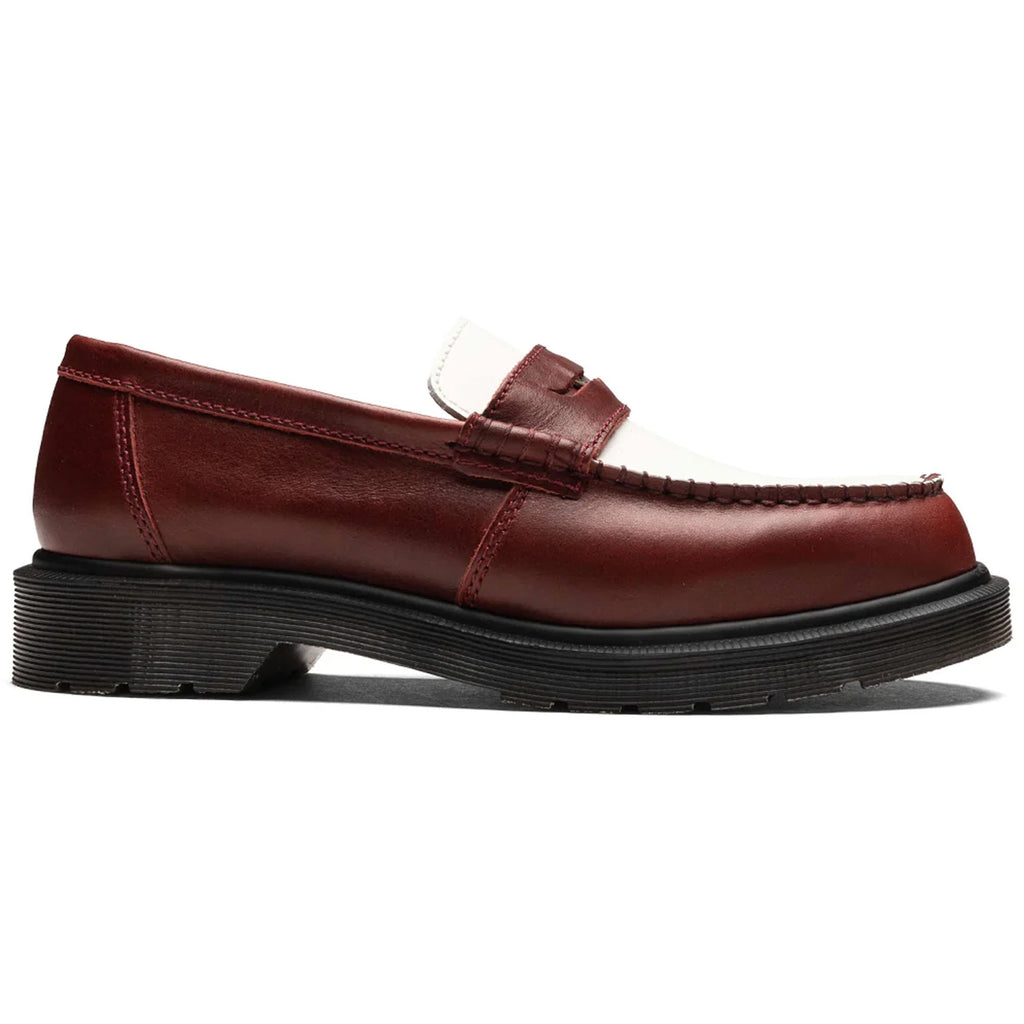 Dr. Martens Made In England Penton - Burgundy White