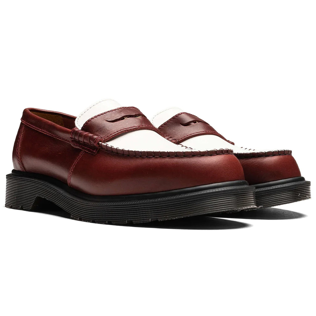 Dr. Martens Made In England Penton - Burgundy White