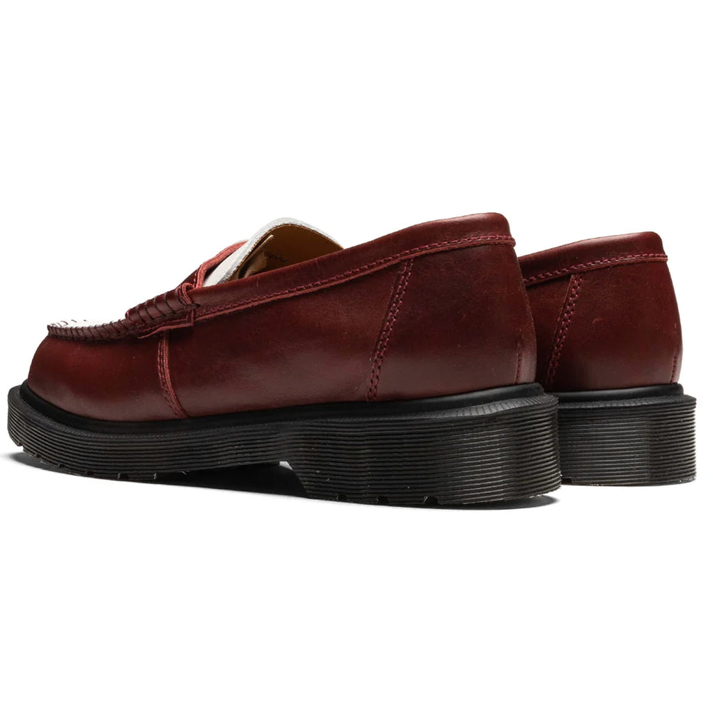 Dr. Martens Made In England Penton - Burgundy White