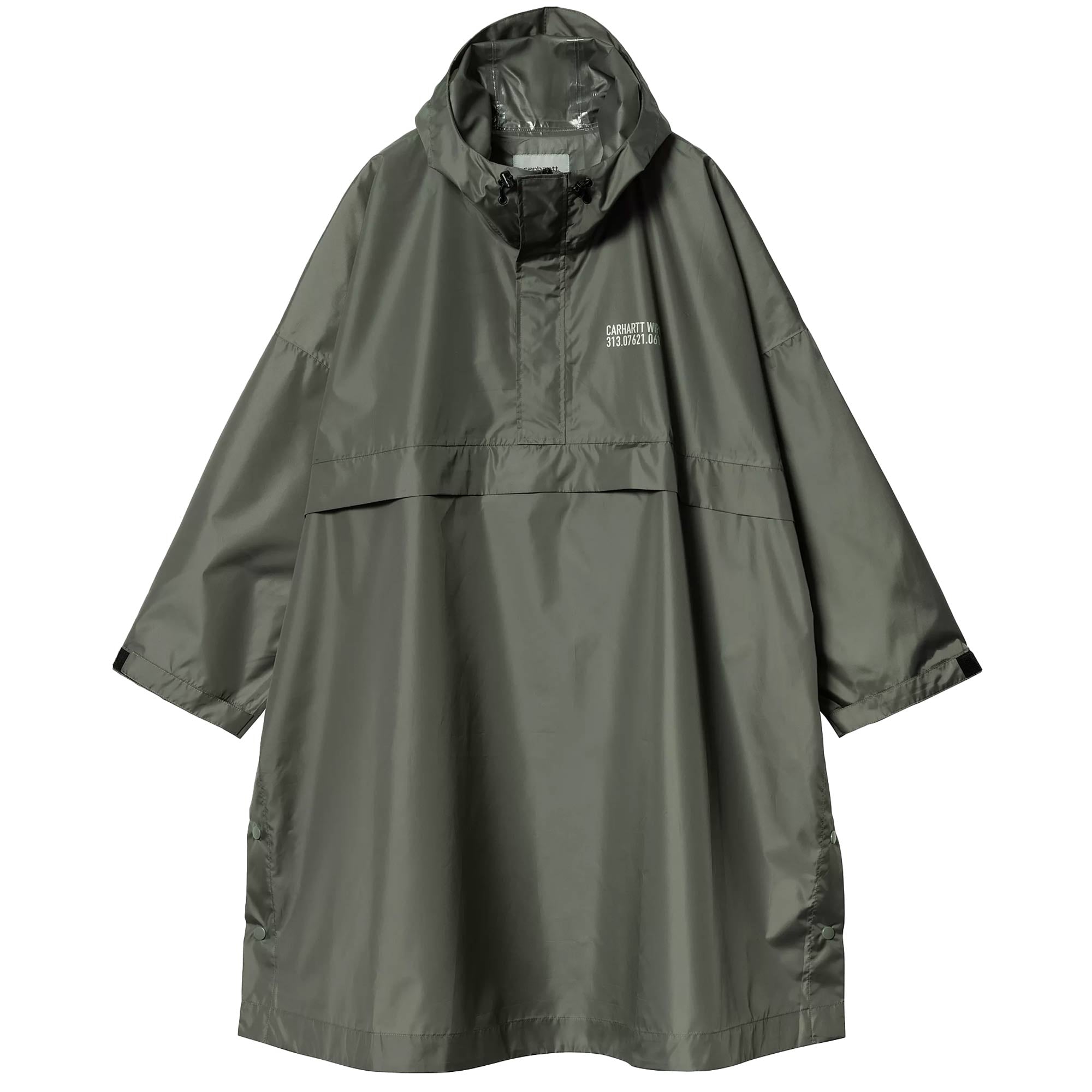 Carhartt WIP Tour Packable Rain Poncho - Smoke Green