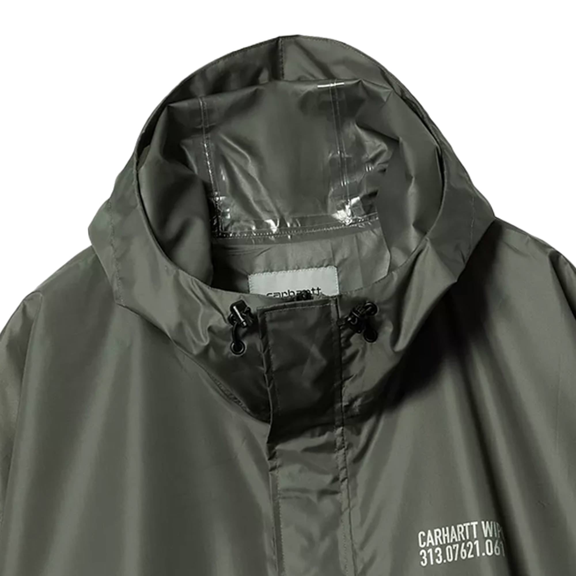 Carhartt WIP Tour Packable Rain Poncho - Smoke Green