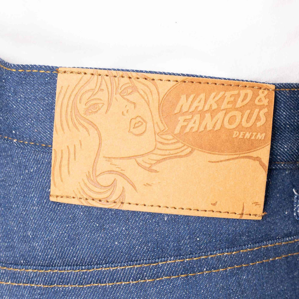 Naked and Famous Denim Weird Guy Workforce Selvedge - Indigo