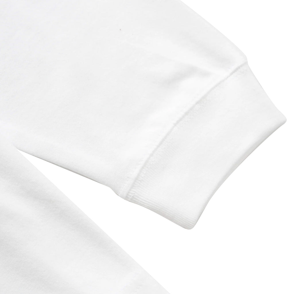 Classic Heavyweight Long Sleeve 6.2oz Tee - White