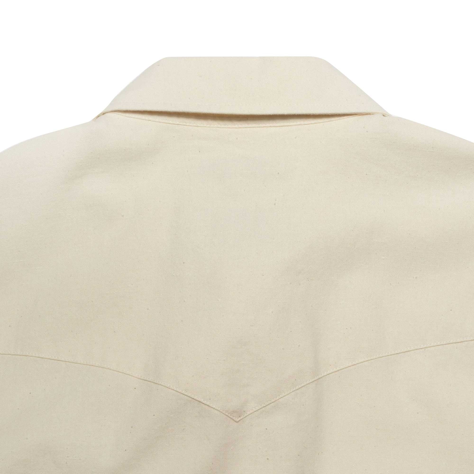 Nudie Jeans George Chambray Western Shirt - Ecru