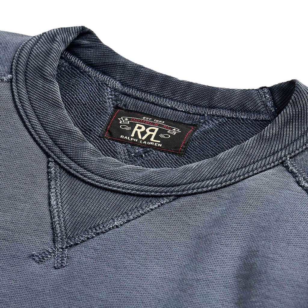 RRL by Ralph Lauren Garment-Dyed French Terry Sweatshirt - Navy