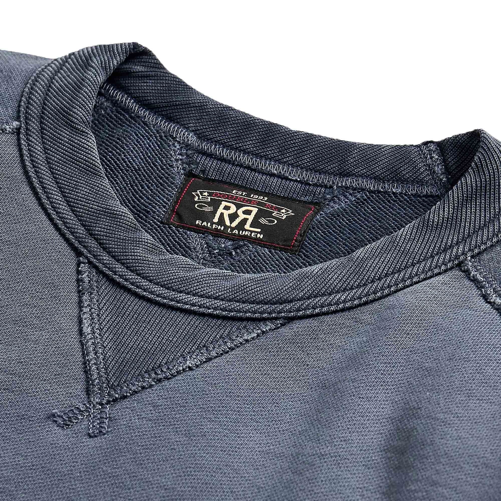 RRL by Ralph Lauren Garment-Dyed French Terry Sweatshirt - Navy