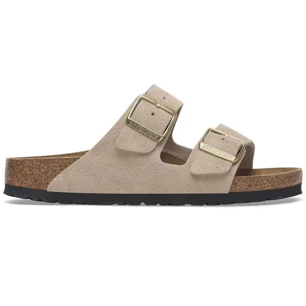 Birkenstock Womens Arizona Suede Leather - Sand