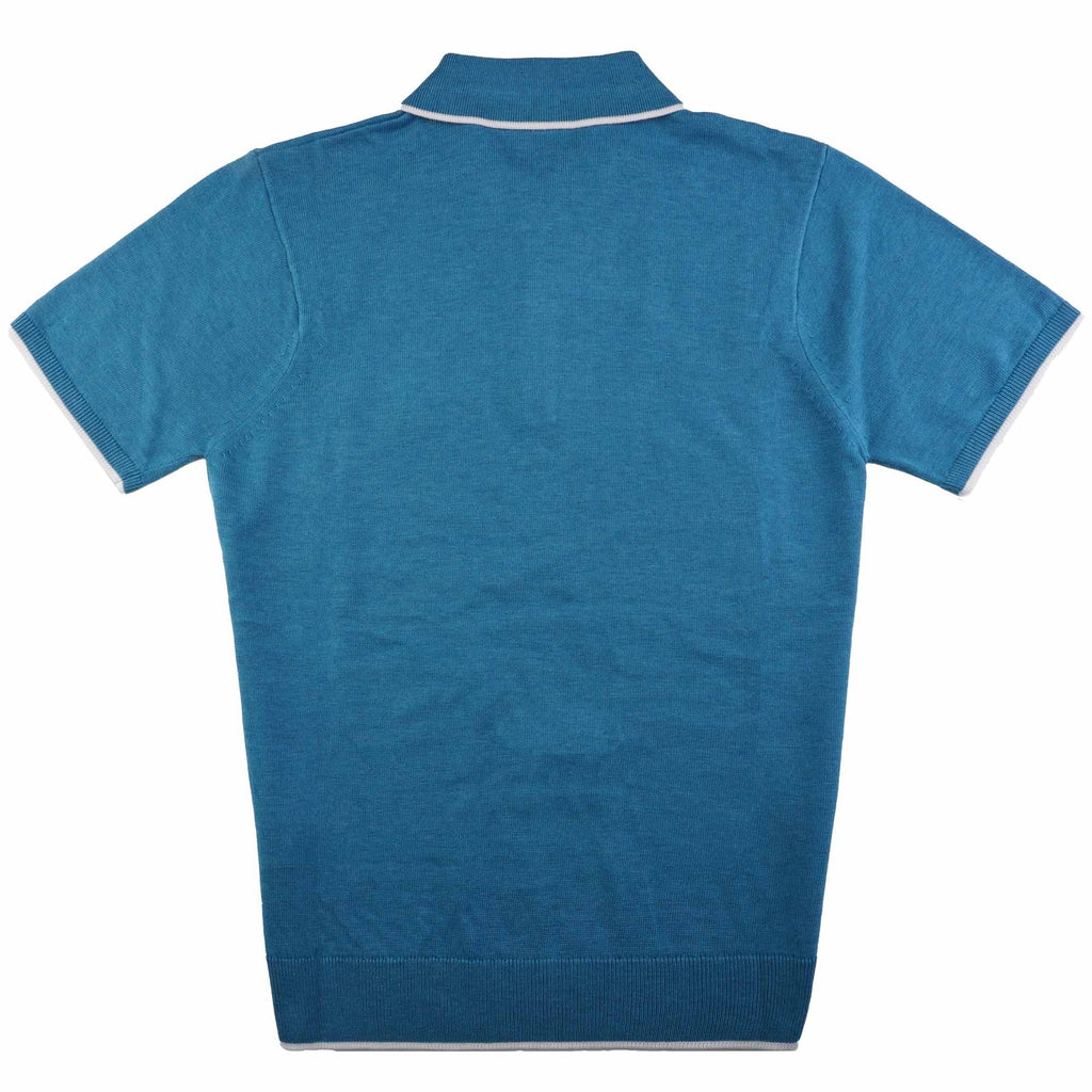 Gabicci Vintage Lineker Polo Shirt - Aqua