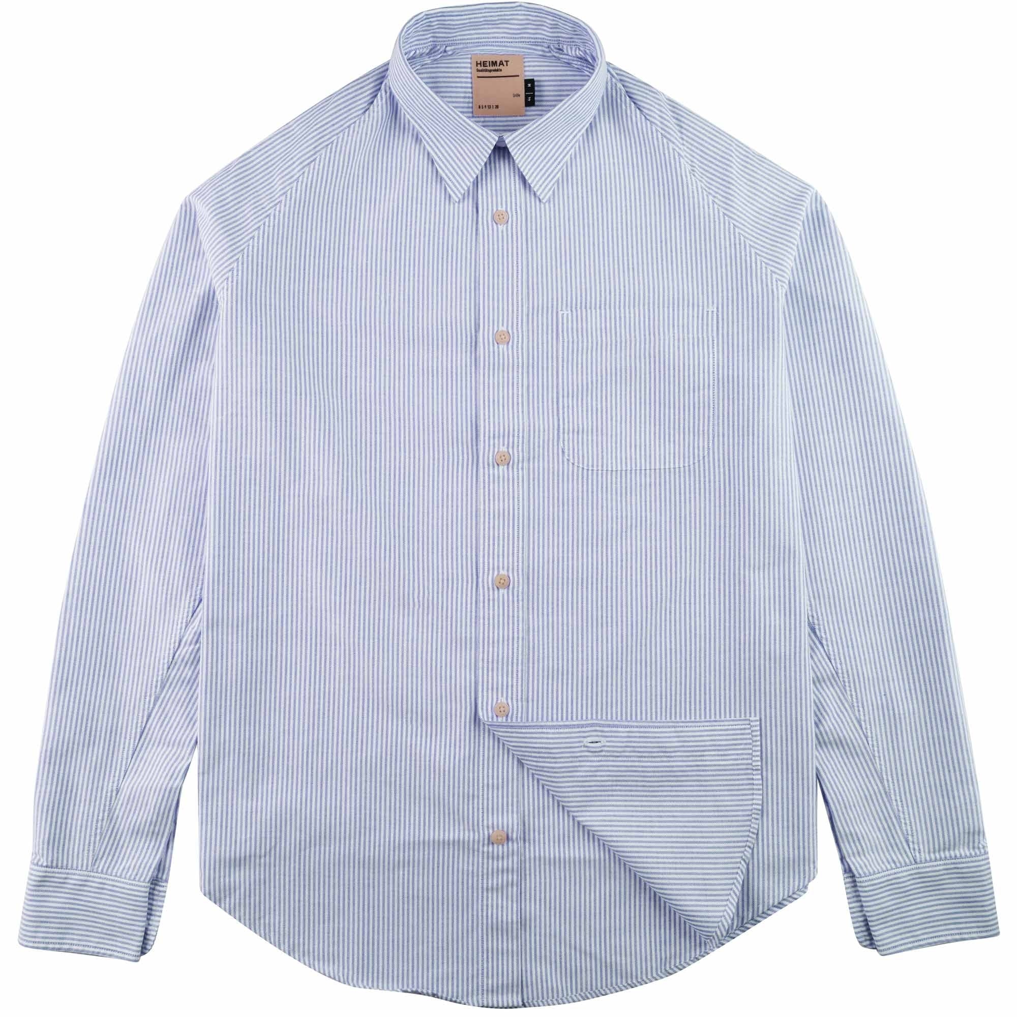 Heimat Oxford Artist Shirt - Trail Blue Stripe