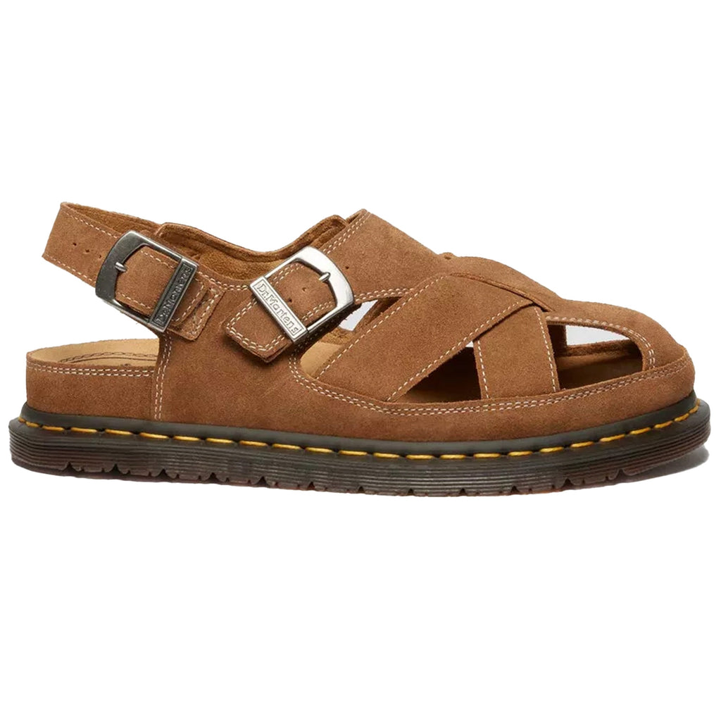 Dr. Martens Archive Fisherman Suede Sandals - Tan