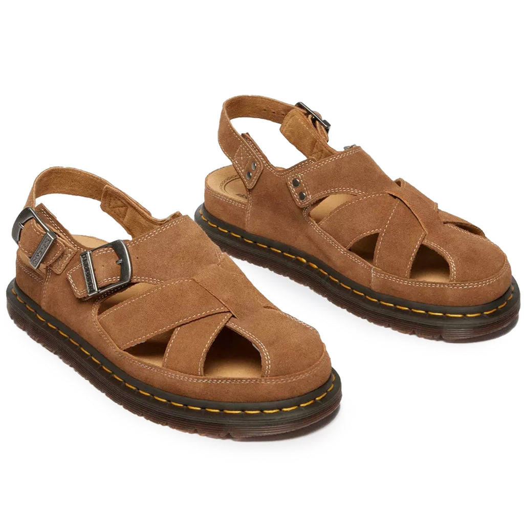Dr. Martens Archive Fisherman Suede Sandals - Tan
